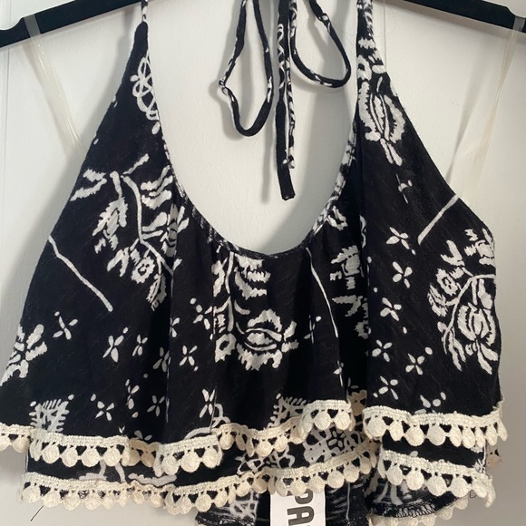 Pacsun Crop Halter Top - Picture 2 of 5